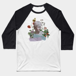 Goddess Flower Baseball T-Shirt